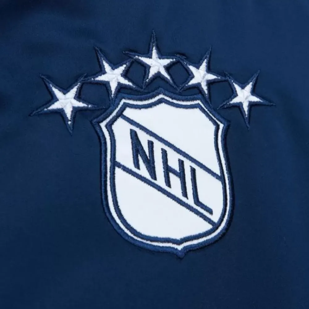 Apparel Mitchell & Ness Jackets & Outerwear-Heavyweight Satin Jacket Hartford Whalers