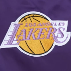 Apparel Mitchell & Ness Jackets & Outerwear-Heavyweight Satin Jacket Los Angeles Lakers