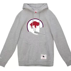 Apparel Mitchell & Ness Hoodies & Sweatshirts-Helmet 1 Hoodie Buffalo Bills