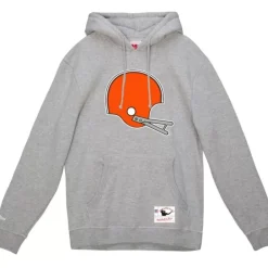 Apparel Mitchell & Ness Hoodies & Sweatshirts-Helmet 1 Hoodie Cleveland Browns