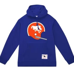 Apparel Mitchell & Ness Hoodies & Sweatshirts-Helmet 2 Hoodie Denver Broncos