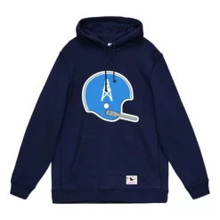 Apparel Mitchell & Ness Hoodies & Sweatshirts-Helmet 2 Hoodie Houston Oilers