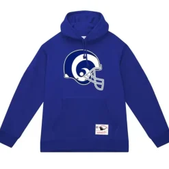 Apparel Mitchell & Ness Hoodies & Sweatshirts-Helmet 1 Hoodie Los Angeles Rams