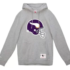 Apparel Mitchell & Ness Hoodies & Sweatshirts-Helmet 1 Hoodie Minnesota Vikings