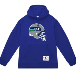 Apparel Mitchell & Ness Hoodies & Sweatshirts-Helmet 1 Hoodie Seattle Seahawks