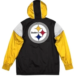 Apparel Mitchell & Ness Jackets & Outerwear-Highlight Reel Windbreaker Pittsburgh Steelers