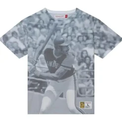 Apparel Mitchell & Ness T-Shirts & Tops-Highlight Sublimated Player Tee San Diego Padres Dave Winfield