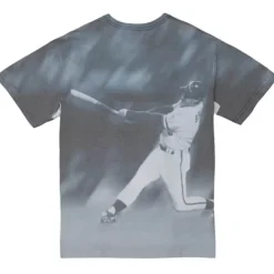 Apparel Mitchell & Ness T-Shirts & Tops-Highlight Sublimated Player Tee Kansas City Royals George Brett