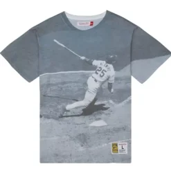 Apparel Mitchell & Ness T-Shirts & Tops-Highlight Sublimated Player Tee St. Louis Cardinals Mark Mcgwire