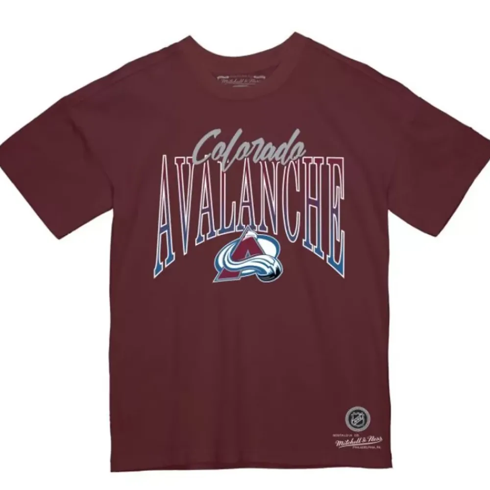 Apparel Mitchell & Ness T-Shirts & Tops-Hip Check Tee Colorado Avalanche