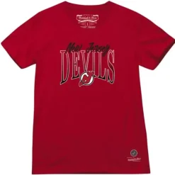Apparel Mitchell & Ness T-Shirts & Tops-Hip Check Tee New Jersey Devils
