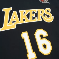 Apparel Mitchell & Ness Hoodies & Sweatshirts-Hof Fleece Hoodie Los Angeles Lakers Pau Gasol