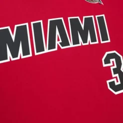 Apparel Mitchell & Ness Hoodies & Sweatshirts-Hof Fleece Hoodie Miami Heat Dwyane Wade