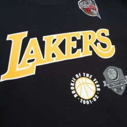 Apparel Mitchell & Ness T-Shirts & Tops-Hof N&N Premium Tee Los Angeles Lakers Pau Gasol