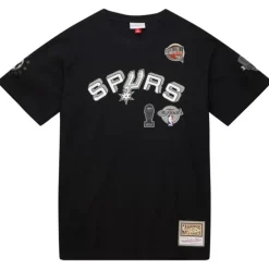 Apparel Mitchell & Ness T-Shirts & Tops-Hof N&N Premium Tee San Antonio Spurs Tony Parker