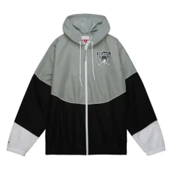 Apparel Mitchell & Ness Jackets & Outerwear-Home Team Lightweight Windbreaker Oakland Raiders