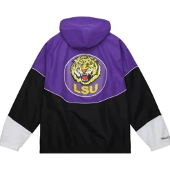 Apparel Mitchell & Ness Jackets & Outerwear-Home Team Lightweight Windbreaker Louisiana State University