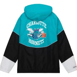 Apparel Mitchell & Ness Jackets & Outerwear-Home Team Lightweight Windbreaker Charlotte Hornets