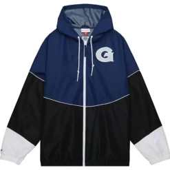 Apparel Mitchell & Ness Jackets & Outerwear-Home Team Lightweight Windbreaker Georgetown University