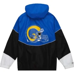 Apparel Mitchell & Ness Jackets & Outerwear-Home Team Lightweight Windbreaker Los Angeles Rams