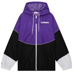 Apparel Mitchell & Ness Jackets & Outerwear-Home Team Lightweight Windbreaker Clemson University