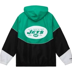 Apparel Mitchell & Ness Jackets & Outerwear-Home Team Lightweight Windbreaker New York Jets