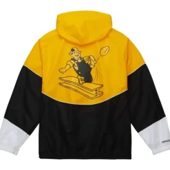 Apparel Mitchell & Ness Jackets & Outerwear-Home Team Lightweight Windbreaker Pittsburgh Steelers