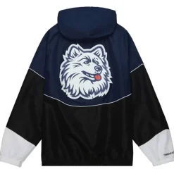 Apparel Mitchell & Ness Jackets & Outerwear-Home Team Lightweight Windbreaker University Of Connecticut