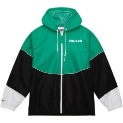 Apparel Mitchell & Ness Jackets & Outerwear-Home Team Lightweight Windbreaker Philadelphia Eagles
