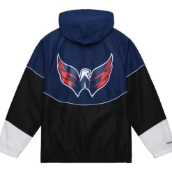 Apparel Mitchell & Ness Jackets & Outerwear-Home Team Lightweight Windbreaker Washington Capitals