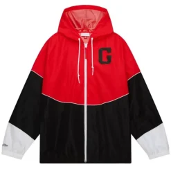 Apparel Mitchell & Ness Jackets & Outerwear-Home Team Lightweight Windbreaker University Of Georgia