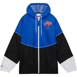 Apparel Mitchell & Ness Jackets & Outerwear-Home Team Lightweight Windbreaker Buffalo Bills