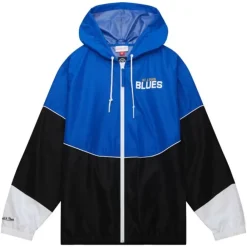 Apparel Mitchell & Ness Jackets & Outerwear-Home Team Lightweight Windbreaker St. Louis Blues