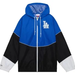 Apparel Mitchell & Ness Jackets & Outerwear-Home Team Lightweight Windbreaker Los Angeles Dodgers