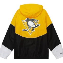 Apparel Mitchell & Ness Jackets & Outerwear-Home Team Lightweight Windbreaker Pittsburgh Penguins