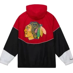Apparel Mitchell & Ness Jackets & Outerwear-Home Team Lightweight Windbreaker Chicago Blackhawks
