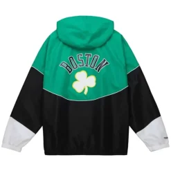 Apparel Mitchell & Ness Jackets & Outerwear-Home Team Lightweight Windbreaker Boston Celtics