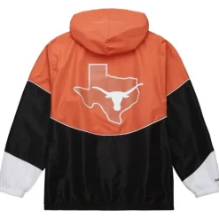 Apparel Mitchell & Ness Jackets & Outerwear-Home Team Lightweight Windbreaker University Of Texas At Austin