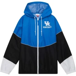 Apparel Mitchell & Ness Jackets & Outerwear-Home Team Lightweight Windbreaker University Of Kentucky