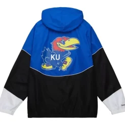 Apparel Mitchell & Ness Jackets & Outerwear-Home Team Lightweight Windbreaker University Of Kansas
