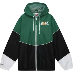 Apparel Mitchell & Ness Jackets & Outerwear-Home Team Lightweight Windbreaker Florida A&M University