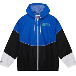Apparel Mitchell & Ness Jackets & Outerwear-Home Team Lightweight Windbreaker Minnesota Timberwolves