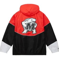 Apparel Mitchell & Ness Jackets & Outerwear-Home Team Lightweight Windbreaker University Of Maryland