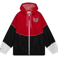 Apparel Mitchell & Ness Jackets & Outerwear-Home Team Lightweight Windbreaker Portland Trail Blazers