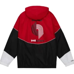 Apparel Mitchell & Ness Jackets & Outerwear-Home Team Lightweight Windbreaker Portland Trail Blazers