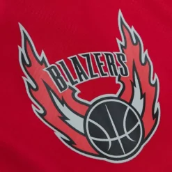 Apparel Mitchell & Ness Jackets & Outerwear-Home Team Lightweight Windbreaker Portland Trail Blazers