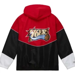 Apparel Mitchell & Ness Jackets & Outerwear-Home Team Lightweight Windbreaker Philadelphia 76Ers