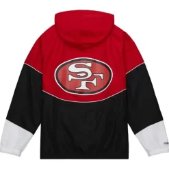 Apparel Mitchell & Ness Jackets & Outerwear-Home Team Lightweight Windbreaker San Francisco 49Ers