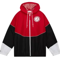 Apparel Mitchell & Ness Jackets & Outerwear-Home Team Lightweight Windbreaker University Of Alabama