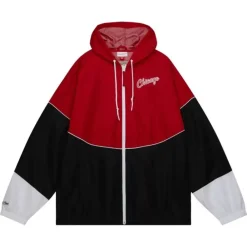 Apparel Mitchell & Ness Jackets & Outerwear-Home Team Lightweight Windbreaker Chicago Bulls